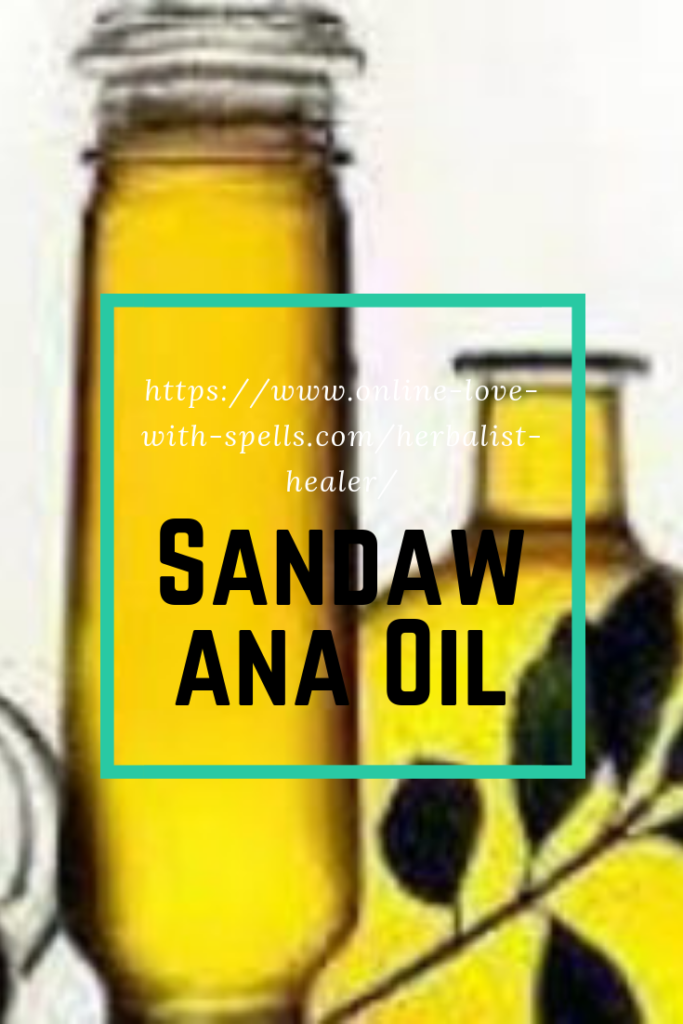 how does sandawana oil work