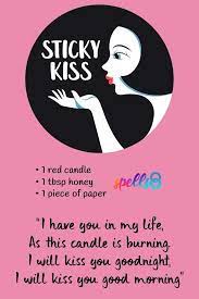 sticky kiss spell
