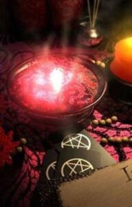 Love spells with knots in a circle